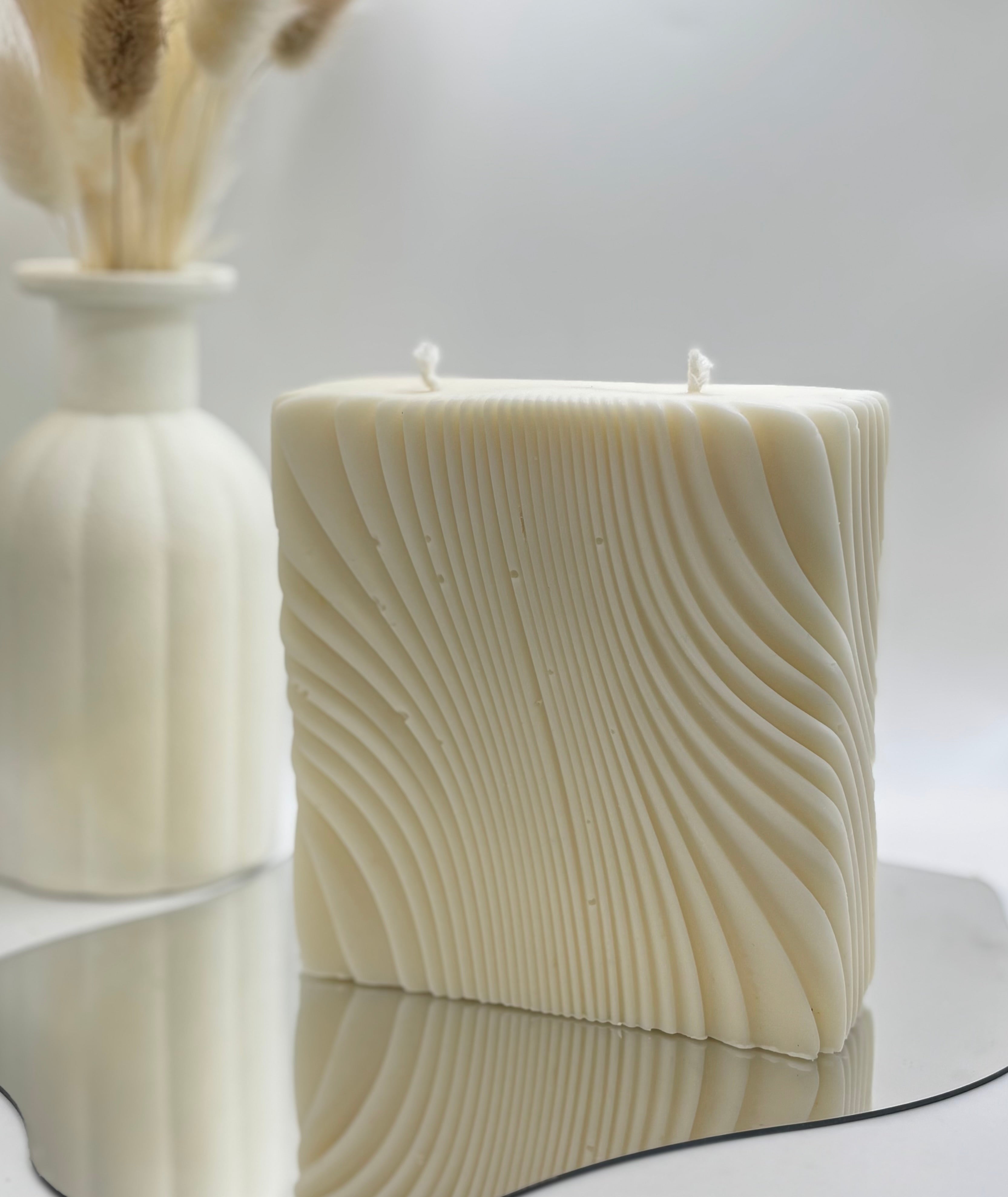 Bougie sculpturale Solaya