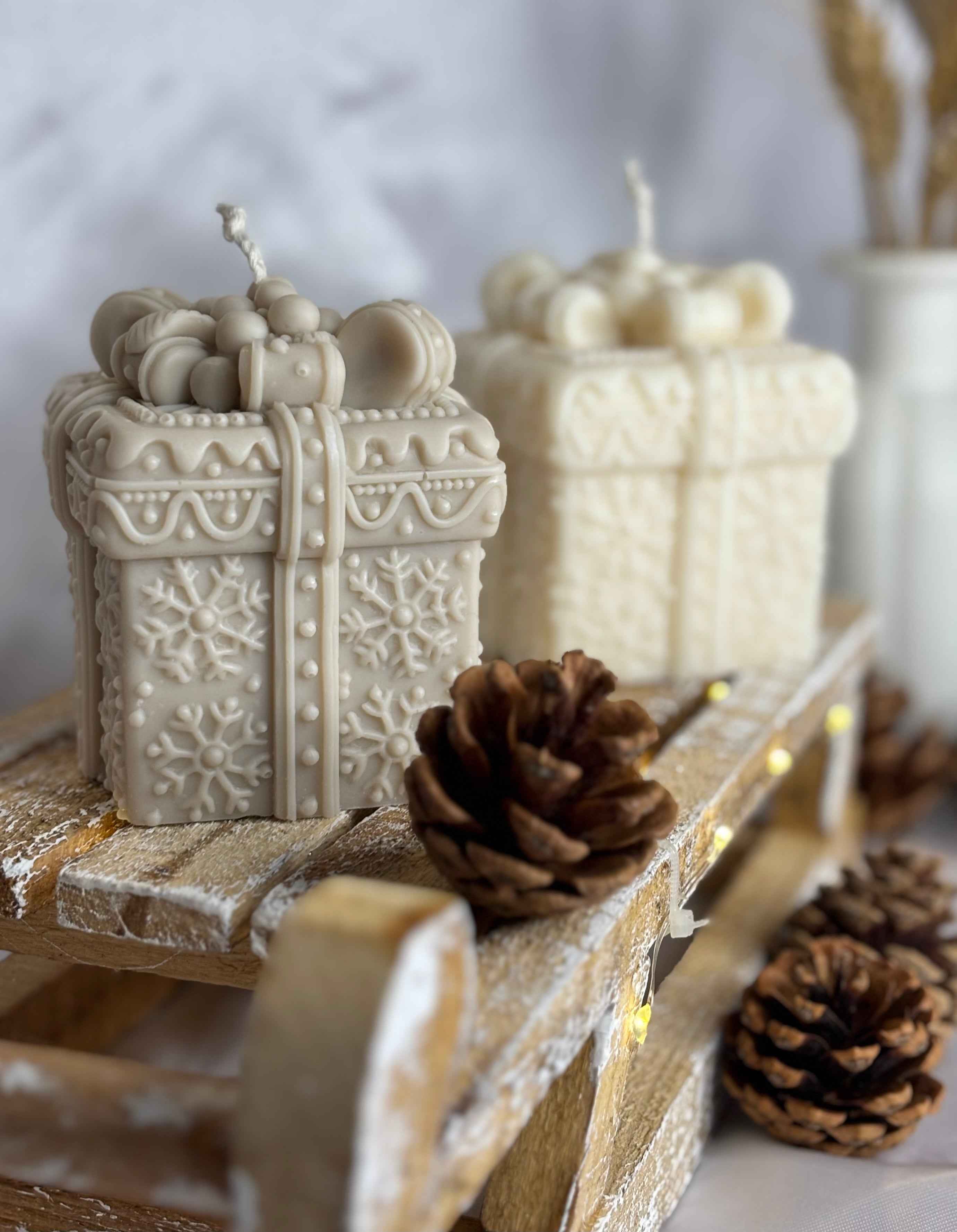 Bougie sculpturale Cadeau