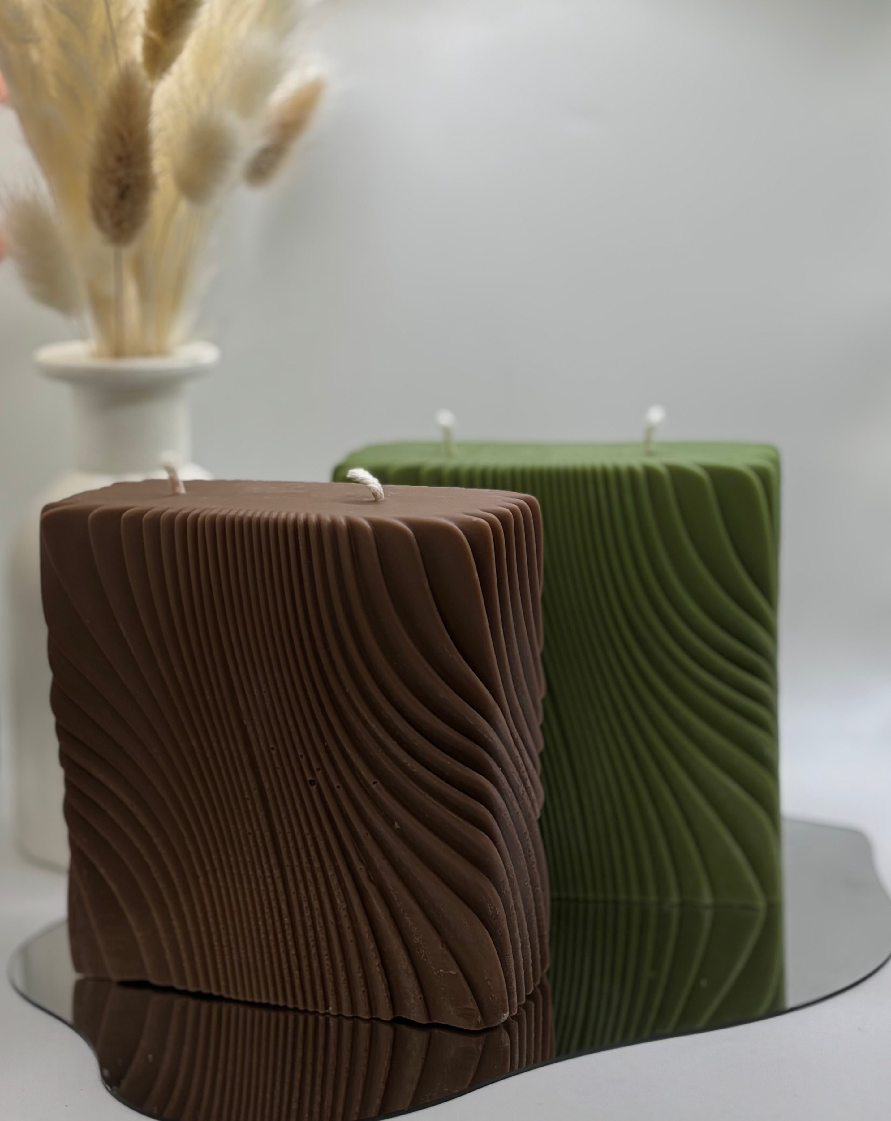 Bougie sculpturale Solaya