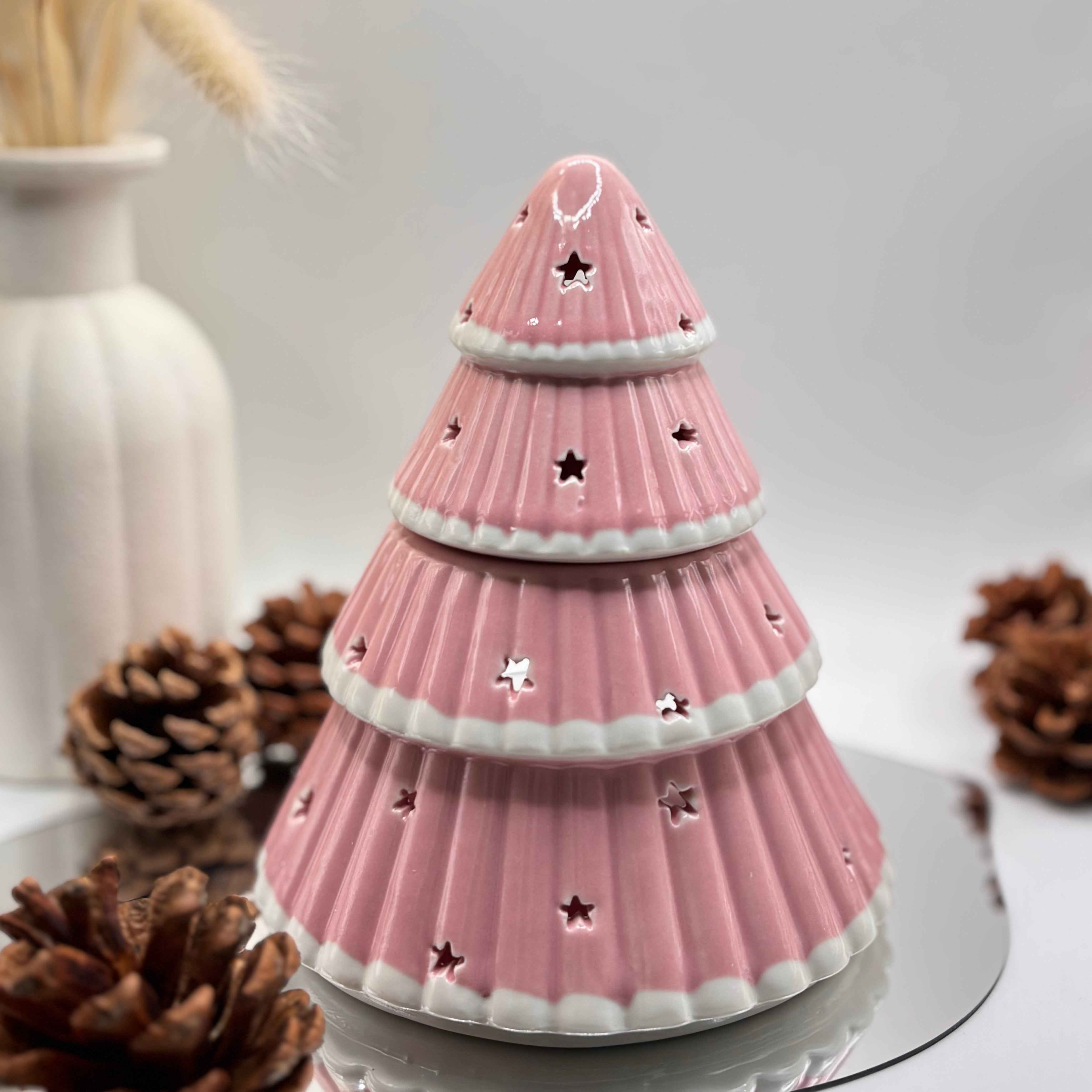 Brûle-parfum Sapin rose