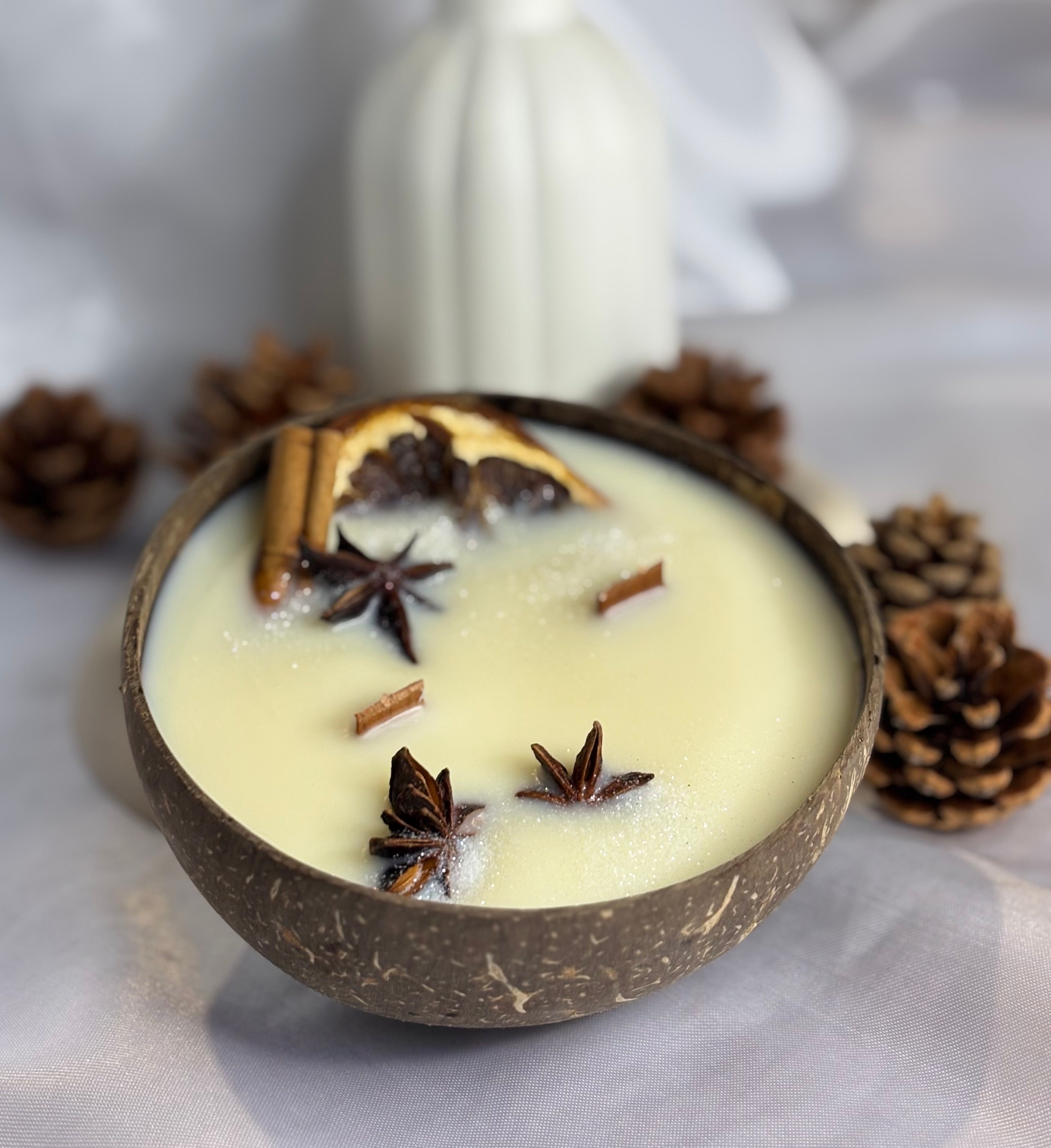 Bougie coco - Orange épicée