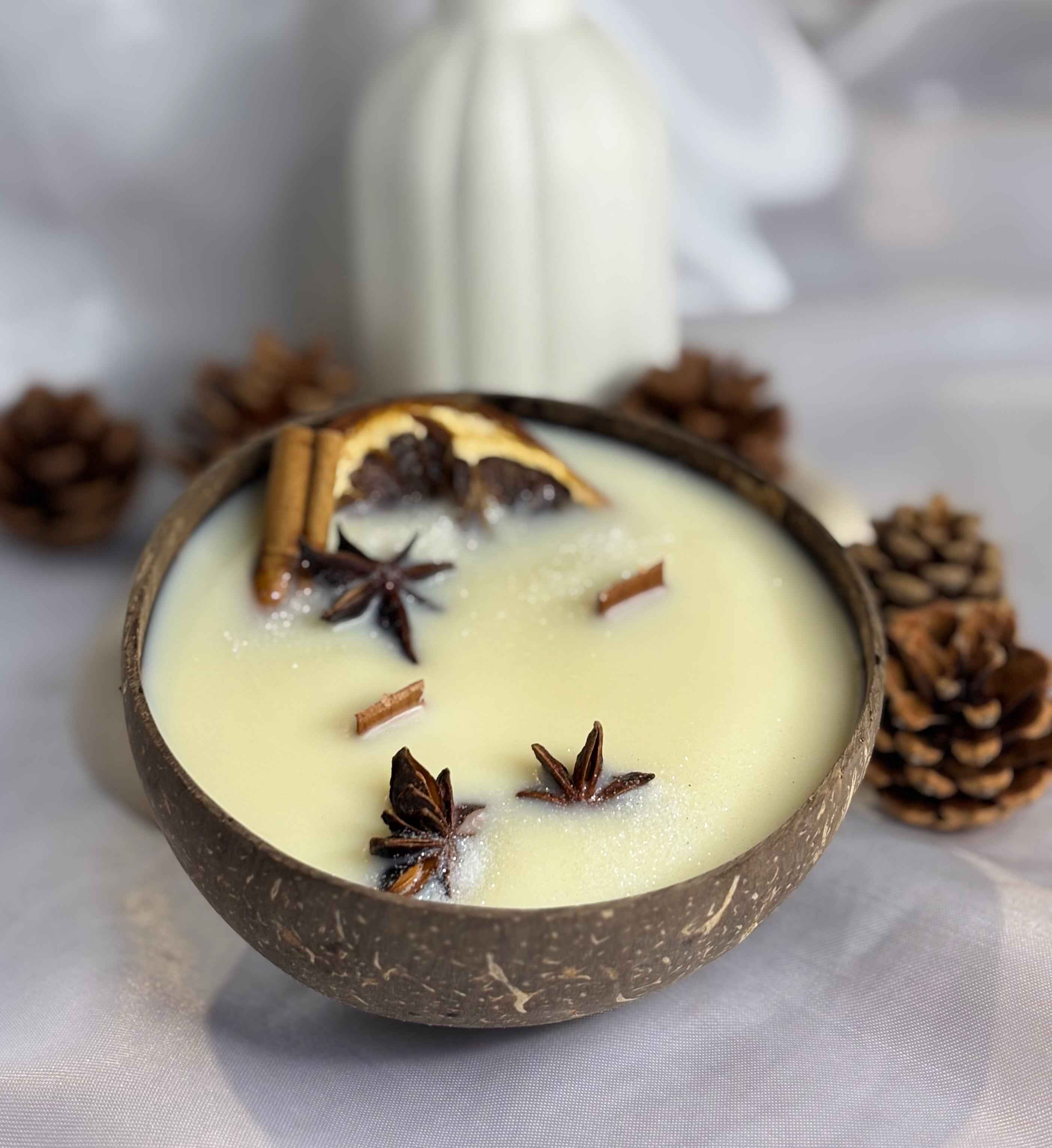 Bougie coco - Orange épicée