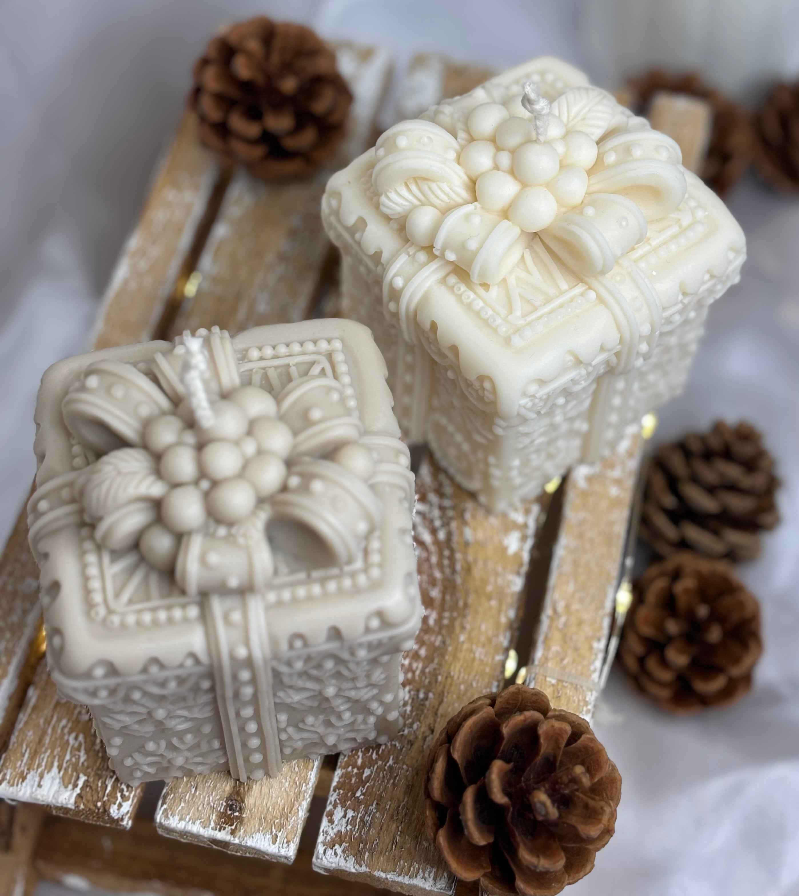 Bougie sculpturale Cadeau