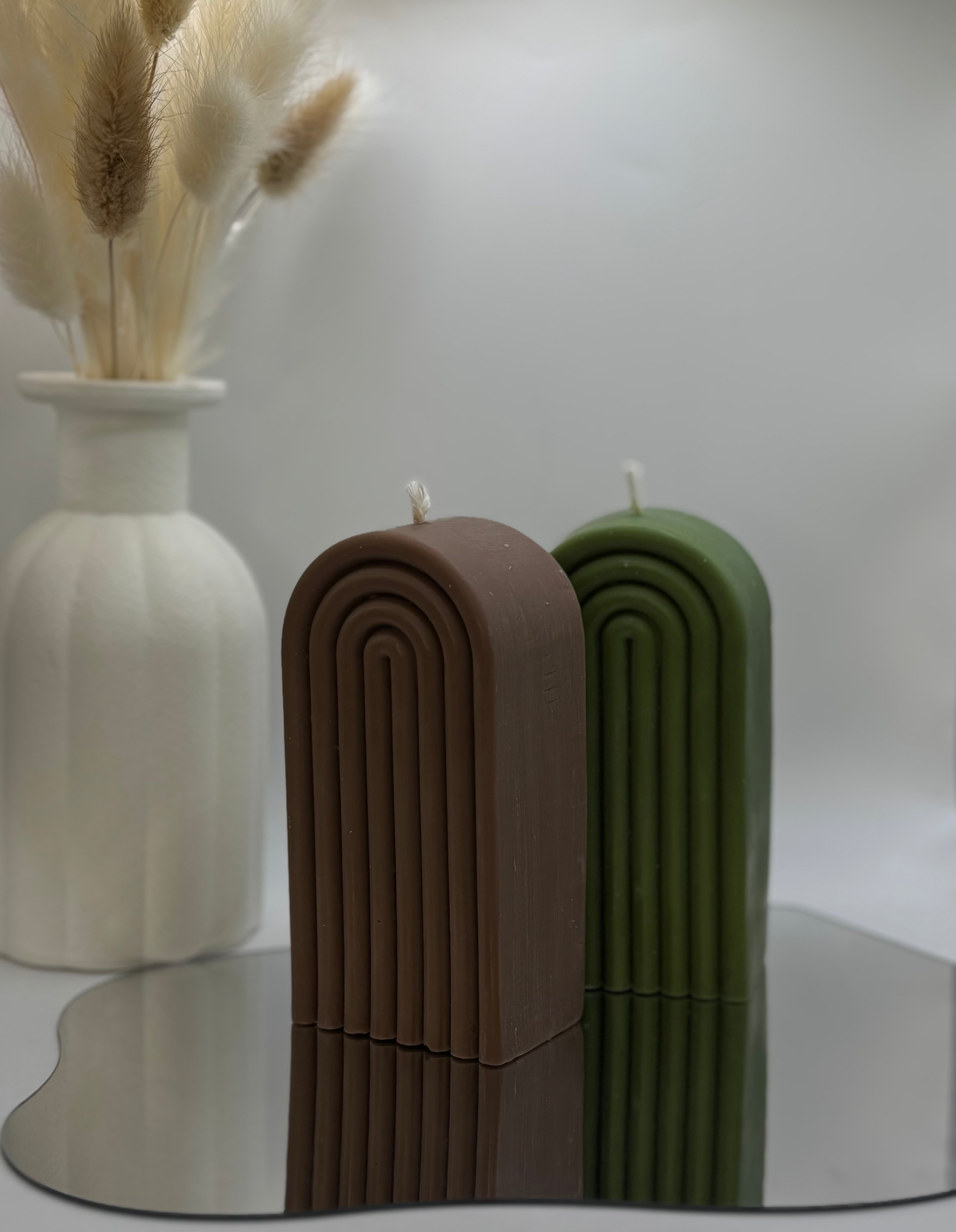 Bougie sculpturale Arche