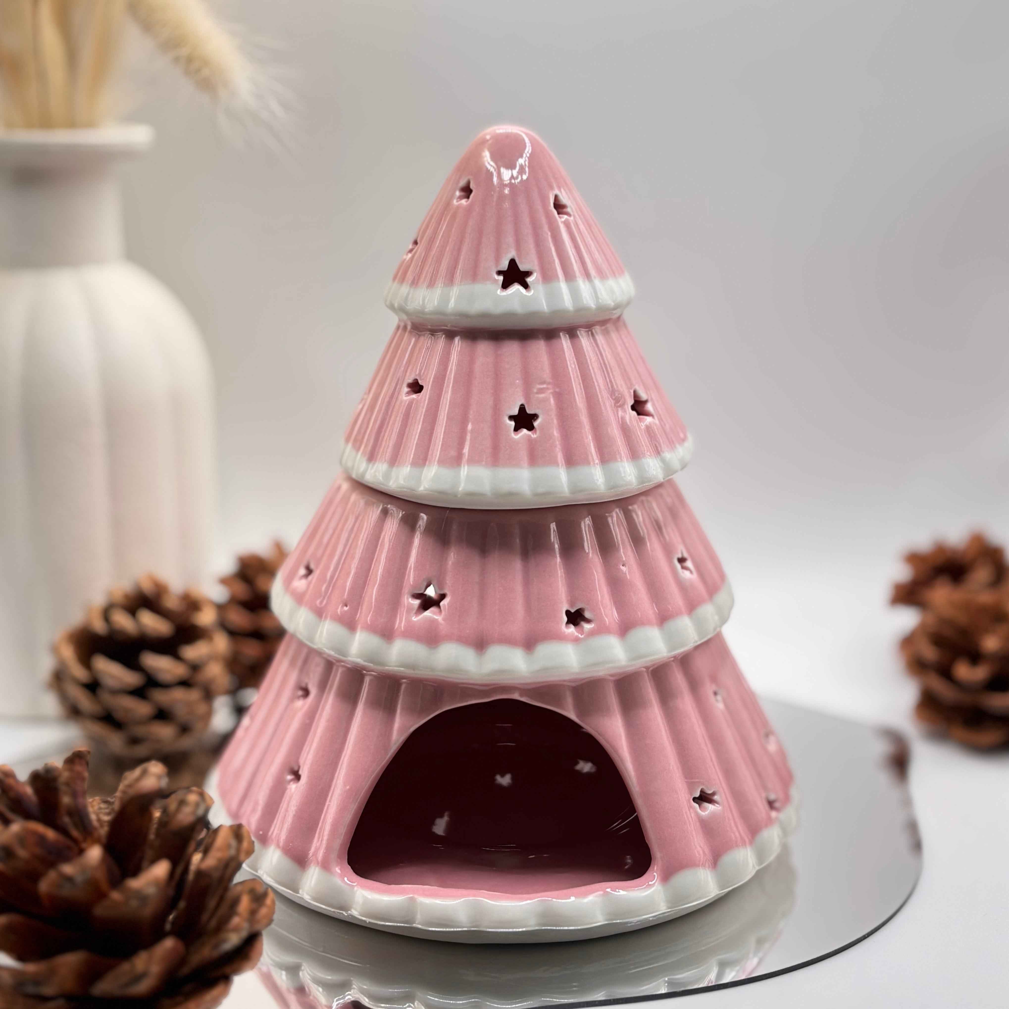 Brûle-parfum Sapin rose